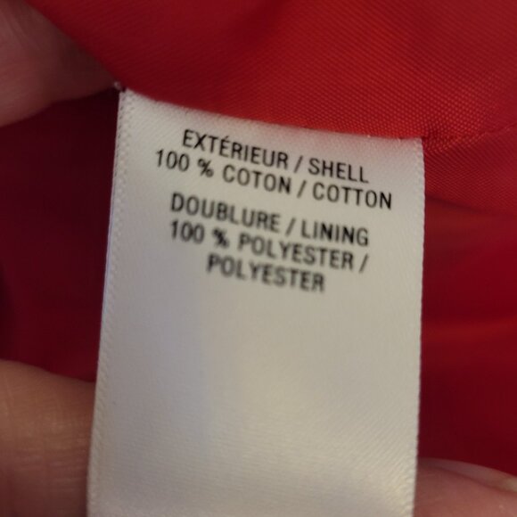 JACOB Red Short Jacket with Belt NWOT - Picture 7 of 8